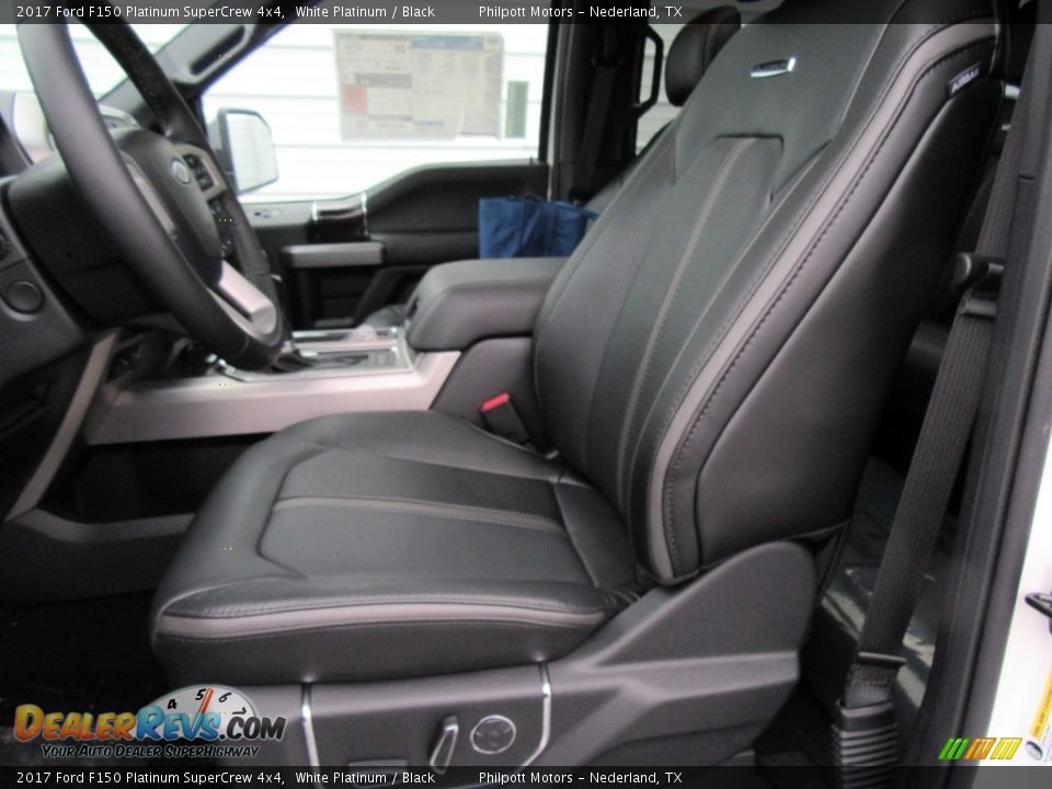 Front Seat of 2017 Ford F150 Platinum SuperCrew 4x4 Photo #21