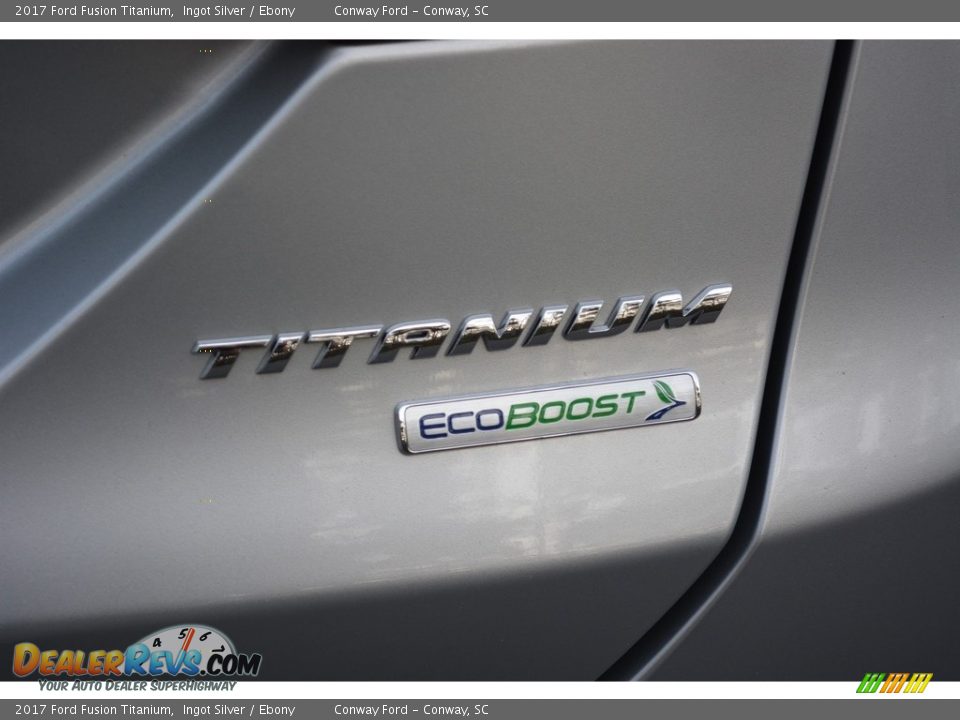 2017 Ford Fusion Titanium Ingot Silver / Ebony Photo #5