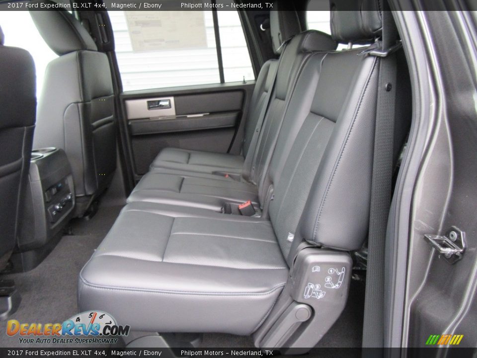 Rear Seat of 2017 Ford Expedition EL XLT 4x4 Photo #23