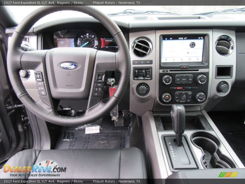 Dashboard of 2017 Ford Expedition EL XLT 4x4 Photo #29