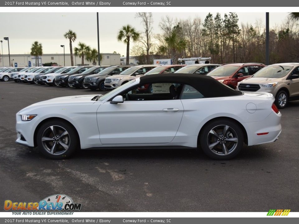 Oxford White 2017 Ford Mustang V6 Convertible Photo #7