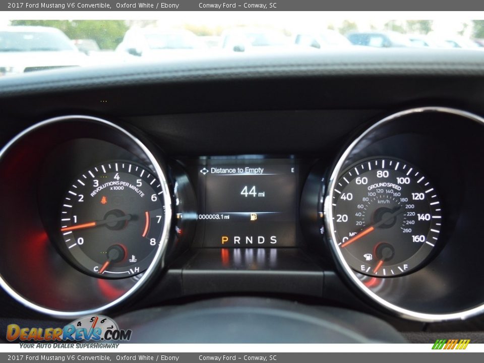 2017 Ford Mustang V6 Convertible Gauges Photo #23