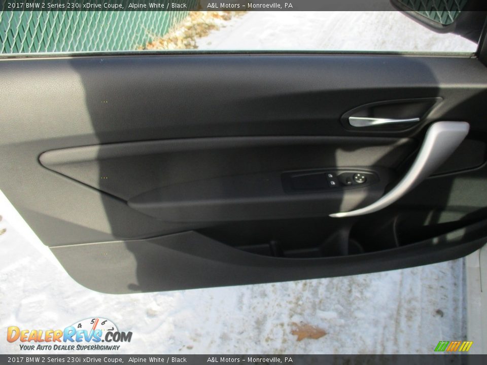 2017 BMW 2 Series 230i xDrive Coupe Alpine White / Black Photo #10