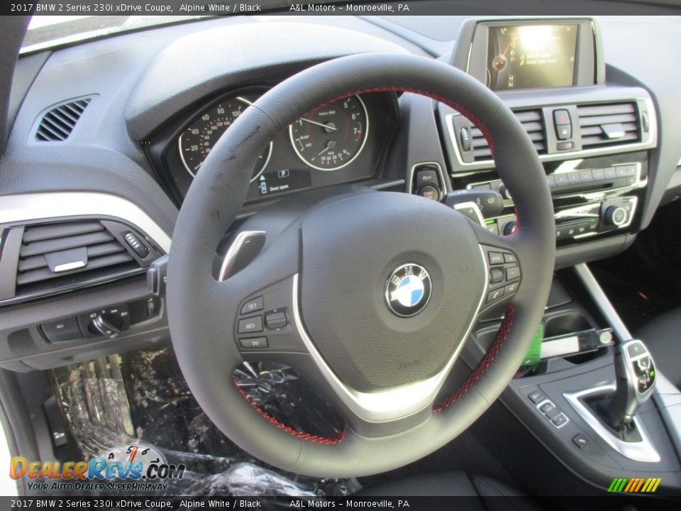 2017 BMW 2 Series 230i xDrive Coupe Alpine White / Black Photo #14