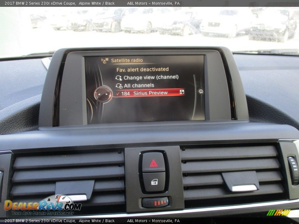 2017 BMW 2 Series 230i xDrive Coupe Alpine White / Black Photo #16