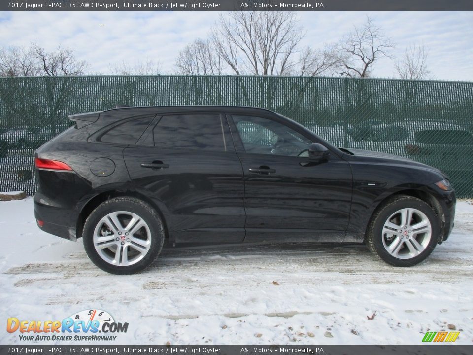 Ultimate Black 2017 Jaguar F-PACE 35t AWD R-Sport Photo #2