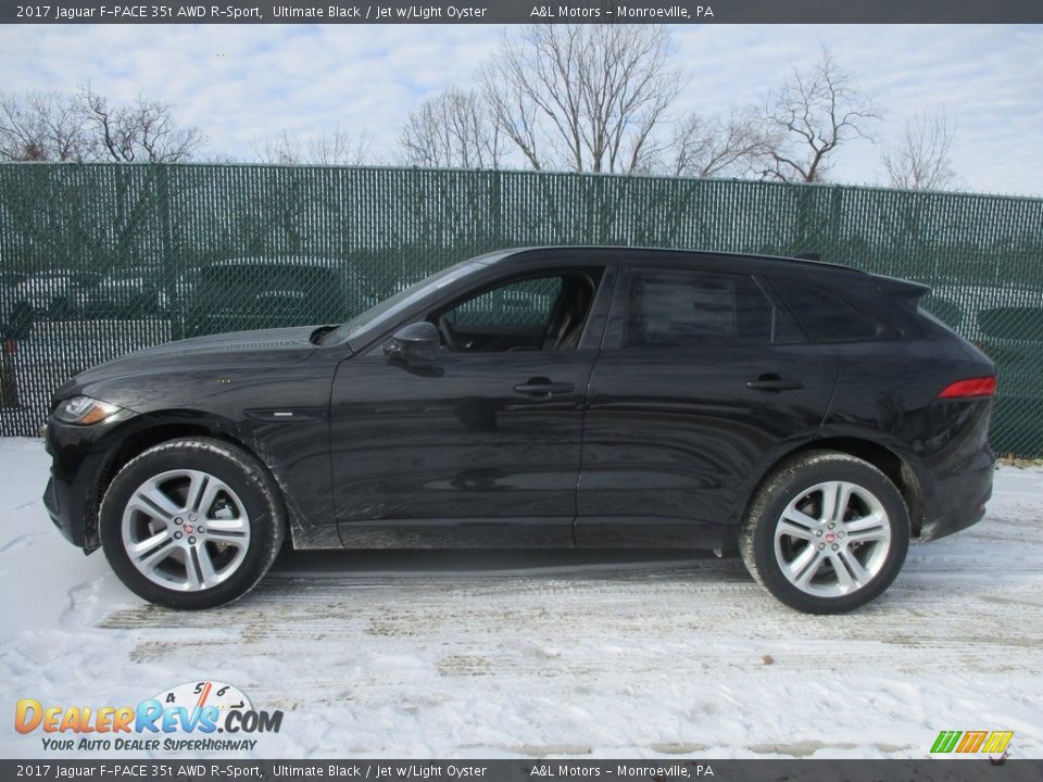 Ultimate Black 2017 Jaguar F-PACE 35t AWD R-Sport Photo #9