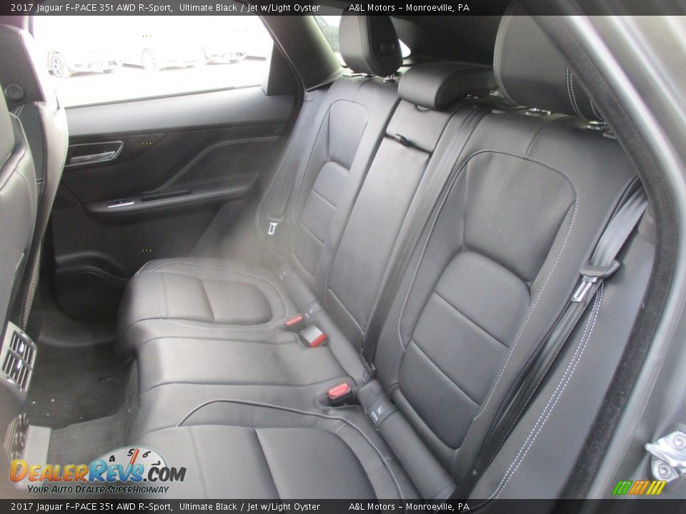 Rear Seat of 2017 Jaguar F-PACE 35t AWD R-Sport Photo #14