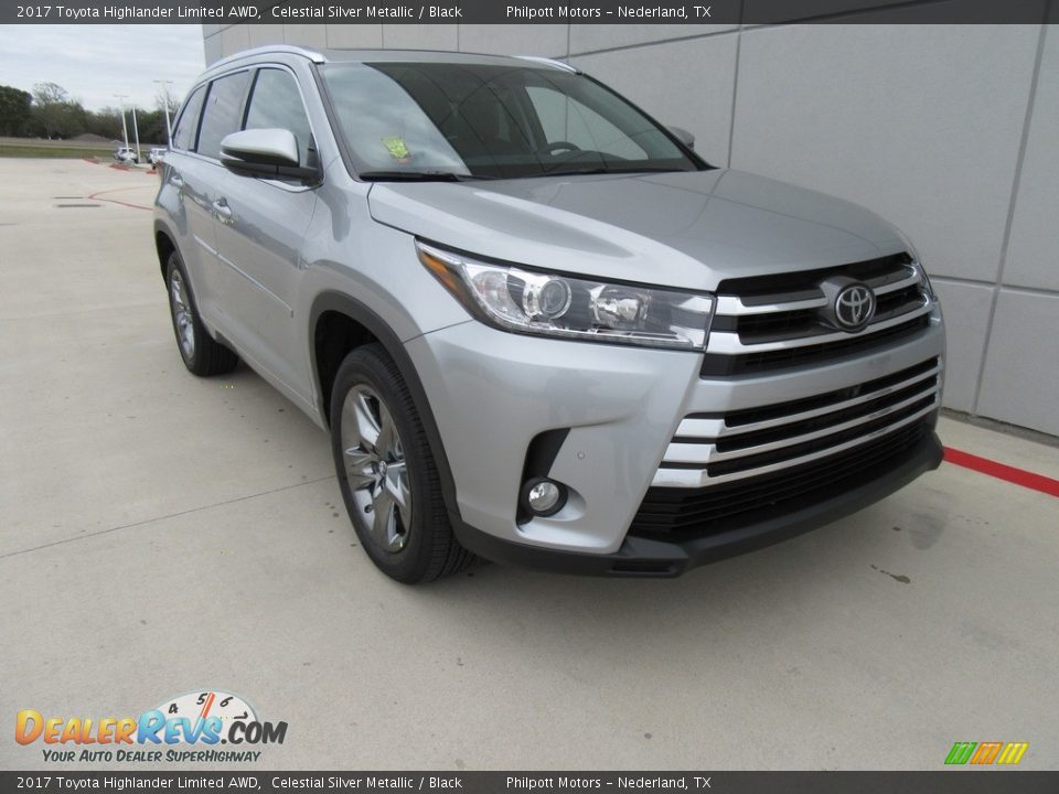 2017 Toyota Highlander Limited AWD Celestial Silver Metallic / Black Photo #1