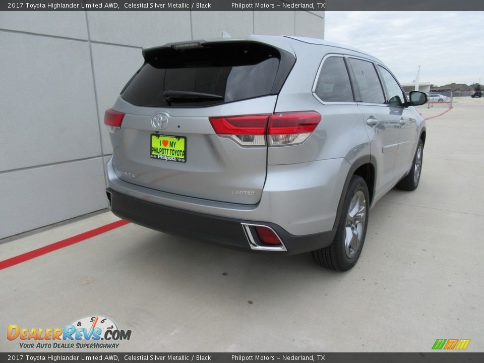 2017 Toyota Highlander Limited AWD Celestial Silver Metallic / Black Photo #4