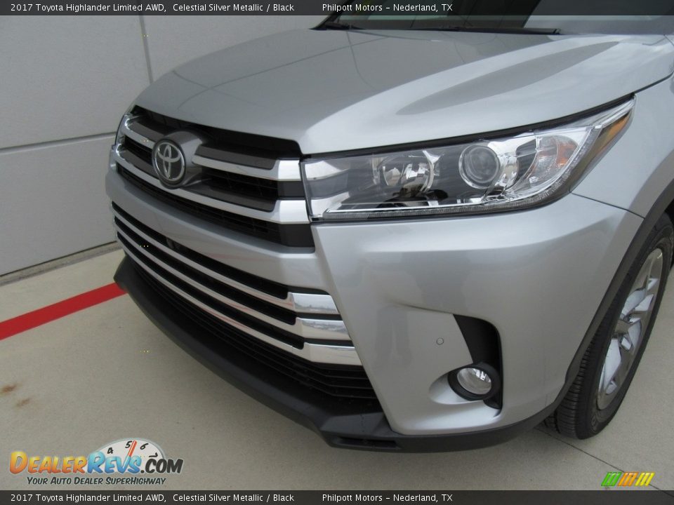 2017 Toyota Highlander Limited AWD Celestial Silver Metallic / Black Photo #10