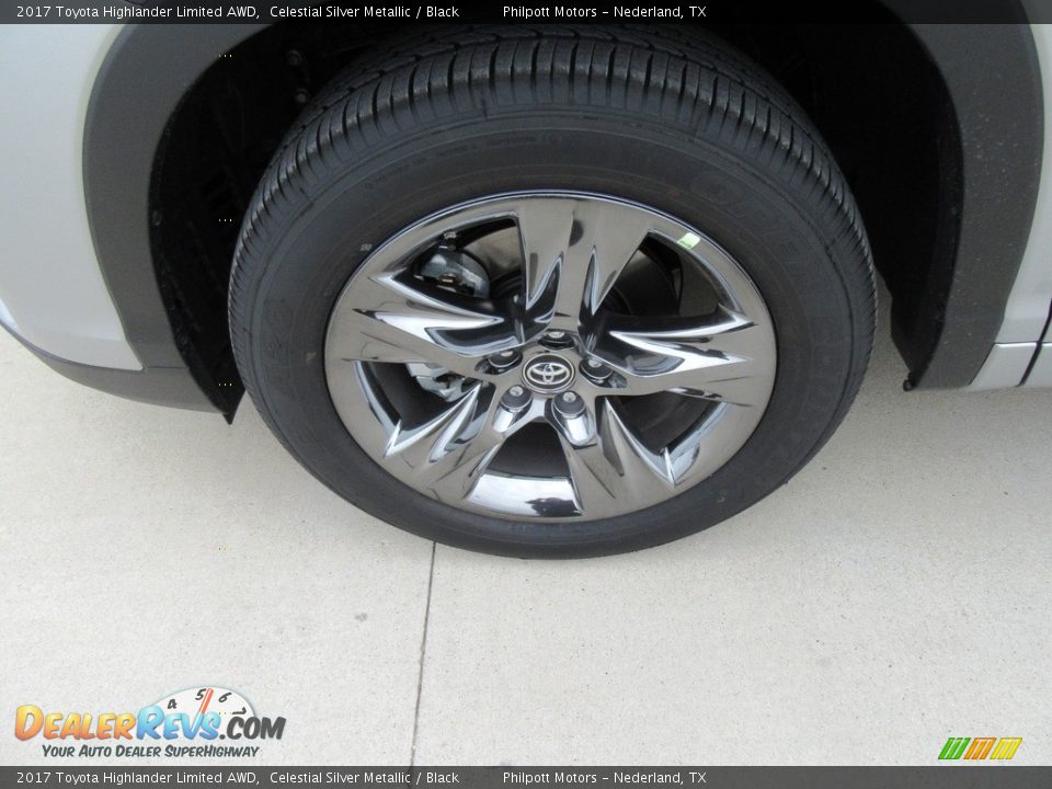 2017 Toyota Highlander Limited AWD Celestial Silver Metallic / Black Photo #11