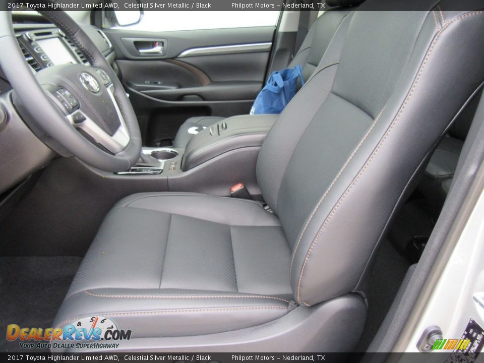 Front Seat of 2017 Toyota Highlander Limited AWD Photo #23