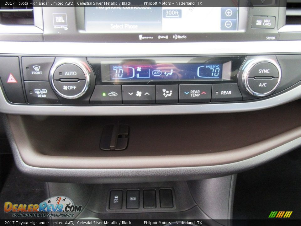 2017 Toyota Highlander Limited AWD Celestial Silver Metallic / Black Photo #28