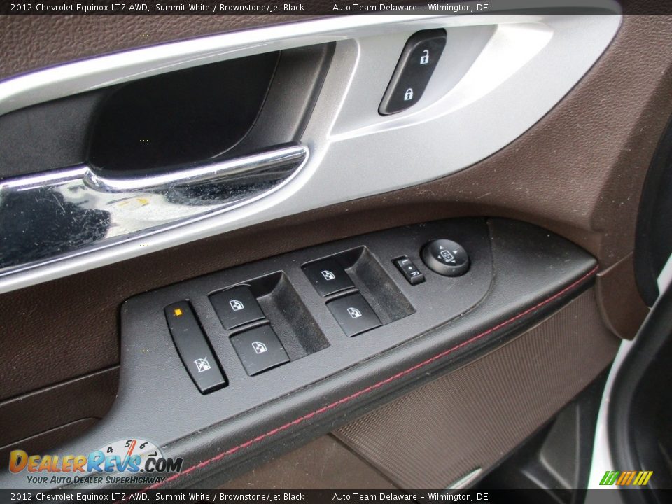 2012 Chevrolet Equinox LTZ AWD Summit White / Brownstone/Jet Black Photo #25