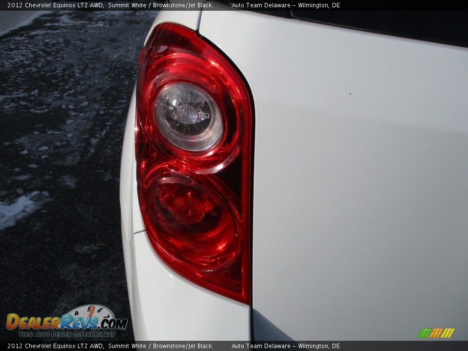2012 Chevrolet Equinox LTZ AWD Summit White / Brownstone/Jet Black Photo #30