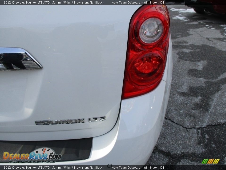 2012 Chevrolet Equinox LTZ AWD Summit White / Brownstone/Jet Black Photo #31