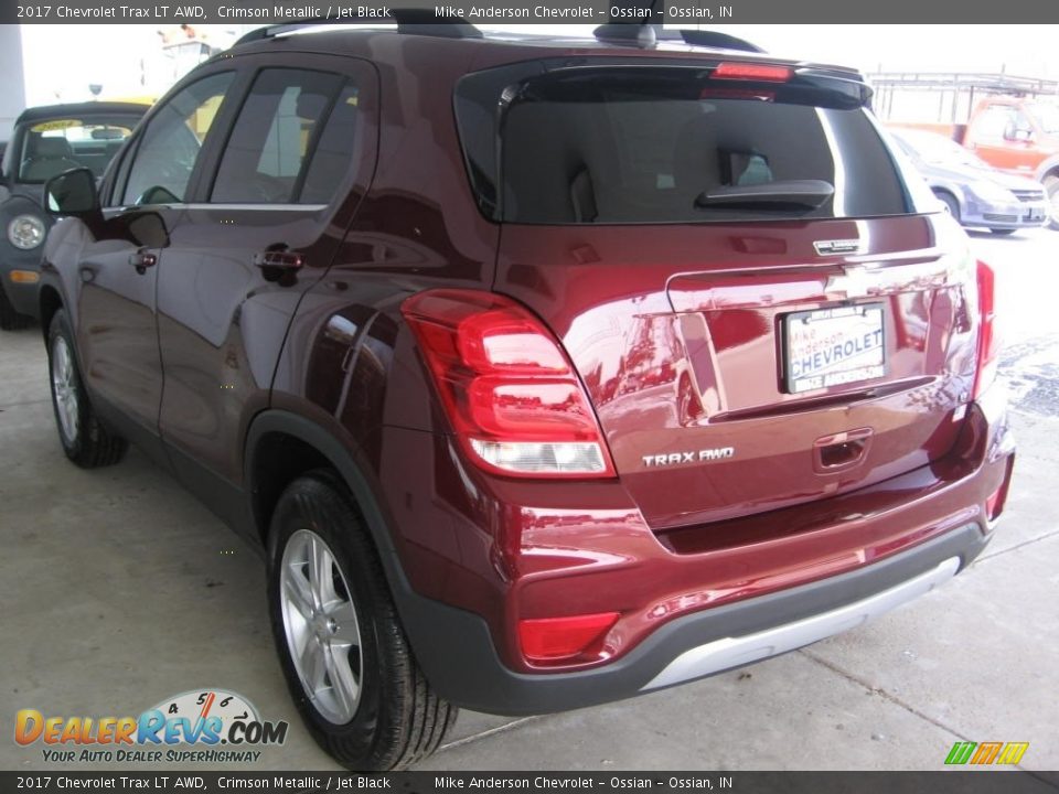 2017 Chevrolet Trax LT AWD Crimson Metallic / Jet Black Photo #3