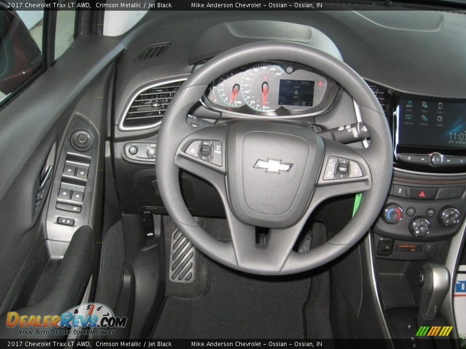 2017 Chevrolet Trax LT AWD Crimson Metallic / Jet Black Photo #4