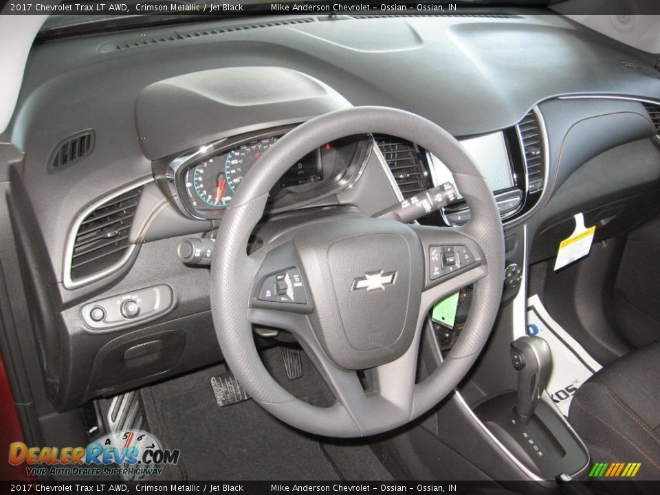 2017 Chevrolet Trax LT AWD Crimson Metallic / Jet Black Photo #6