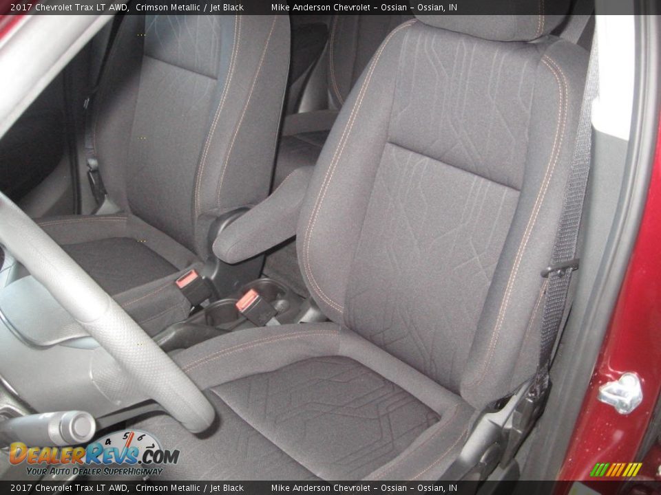 2017 Chevrolet Trax LT AWD Crimson Metallic / Jet Black Photo #7