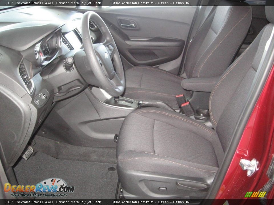 2017 Chevrolet Trax LT AWD Crimson Metallic / Jet Black Photo #8