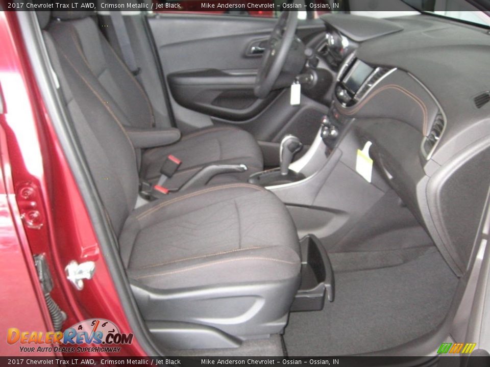 2017 Chevrolet Trax LT AWD Crimson Metallic / Jet Black Photo #9