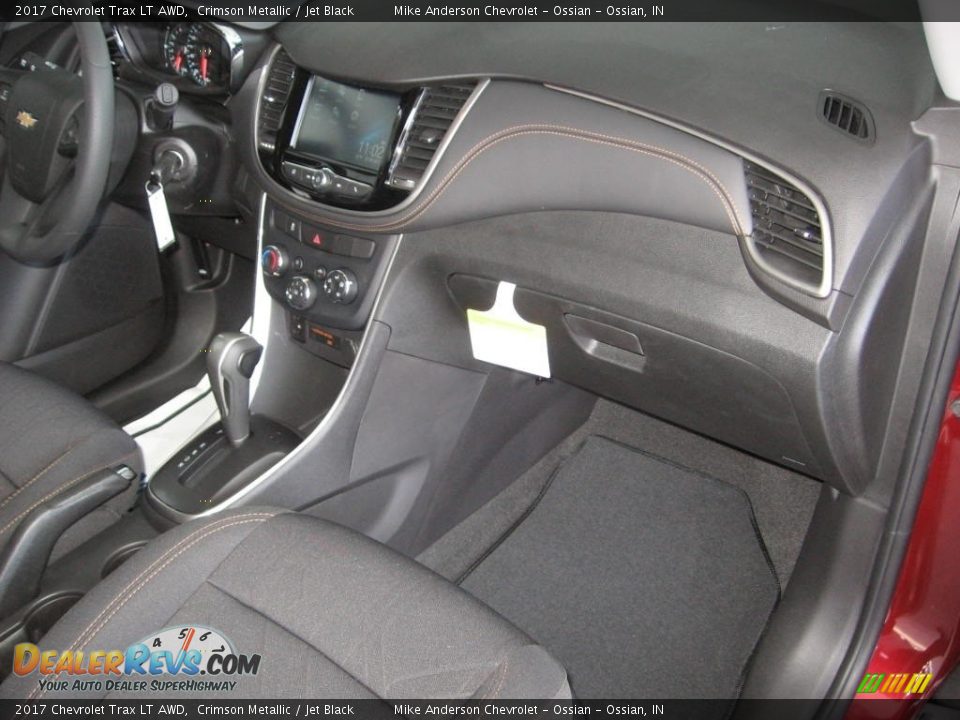 2017 Chevrolet Trax LT AWD Crimson Metallic / Jet Black Photo #11