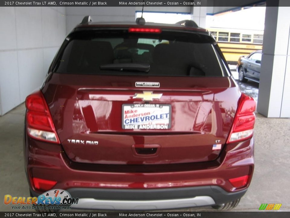 2017 Chevrolet Trax LT AWD Crimson Metallic / Jet Black Photo #18