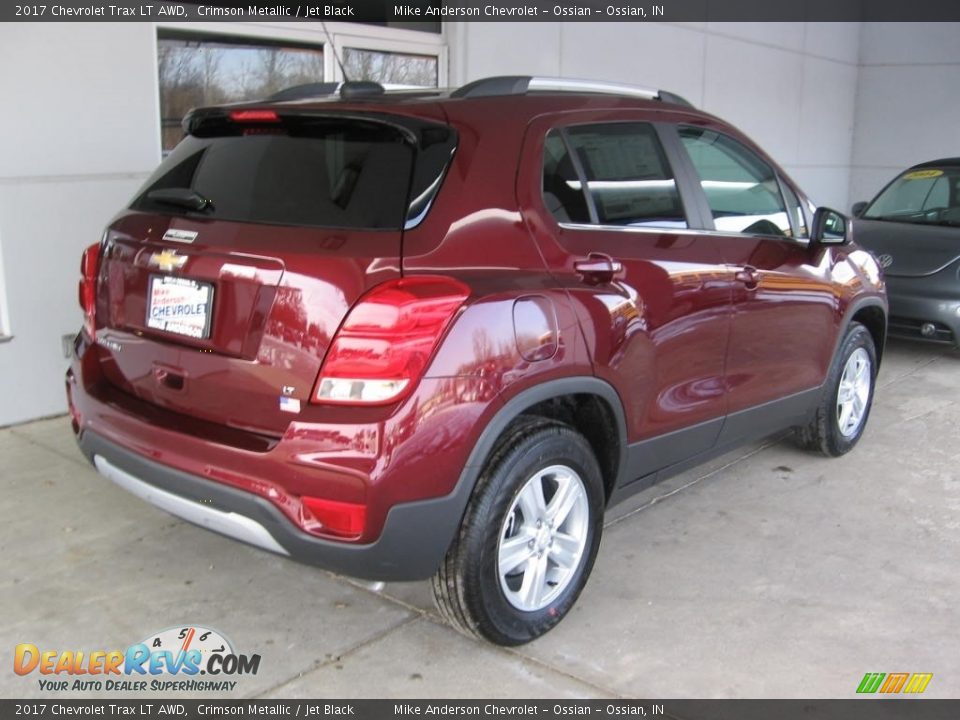 2017 Chevrolet Trax LT AWD Crimson Metallic / Jet Black Photo #19