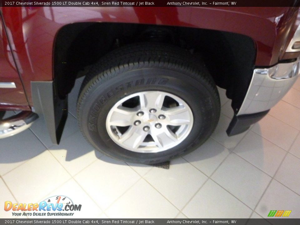 2017 Chevrolet Silverado 1500 LT Double Cab 4x4 Siren Red Tintcoat / Jet Black Photo #2