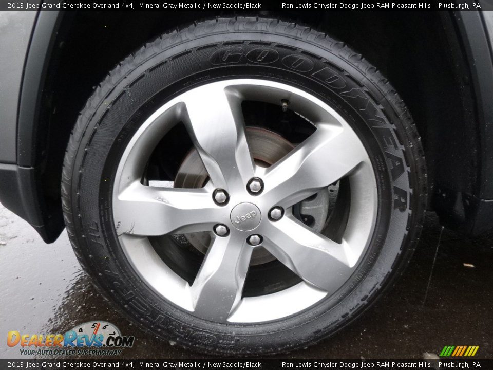 2013 Jeep Grand Cherokee Overland 4x4 Mineral Gray Metallic / New Saddle/Black Photo #7