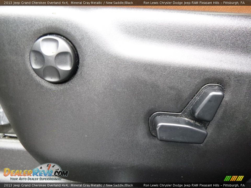 2013 Jeep Grand Cherokee Overland 4x4 Mineral Gray Metallic / New Saddle/Black Photo #14