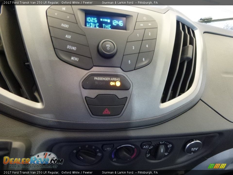 Controls of 2017 Ford Transit Van 250 LR Regular Photo #15