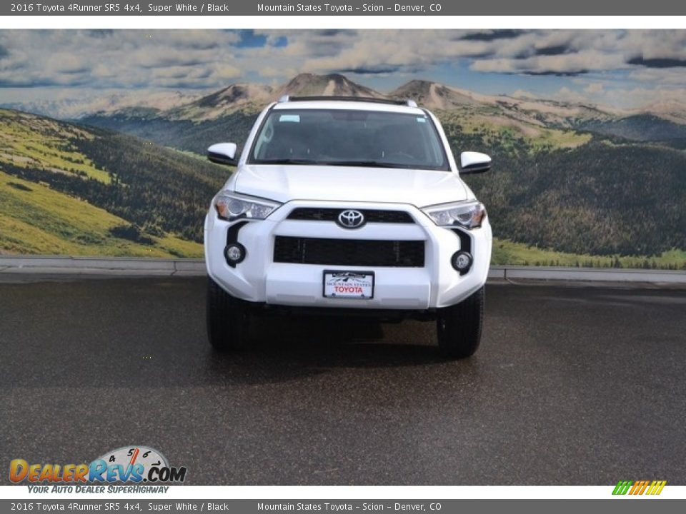 2016 Toyota 4Runner SR5 4x4 Super White / Black Photo #2