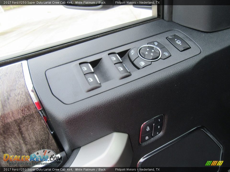 2017 Ford F250 Super Duty Lariat Crew Cab 4x4 White Platinum / Black Photo #22