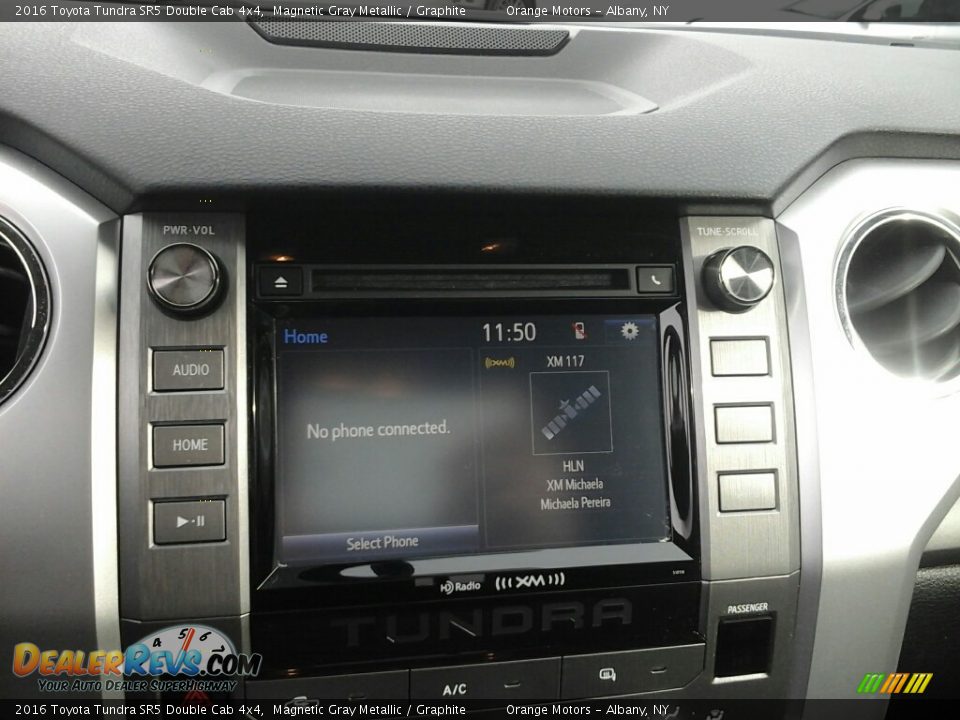 2016 Toyota Tundra SR5 Double Cab 4x4 Magnetic Gray Metallic / Graphite Photo #14