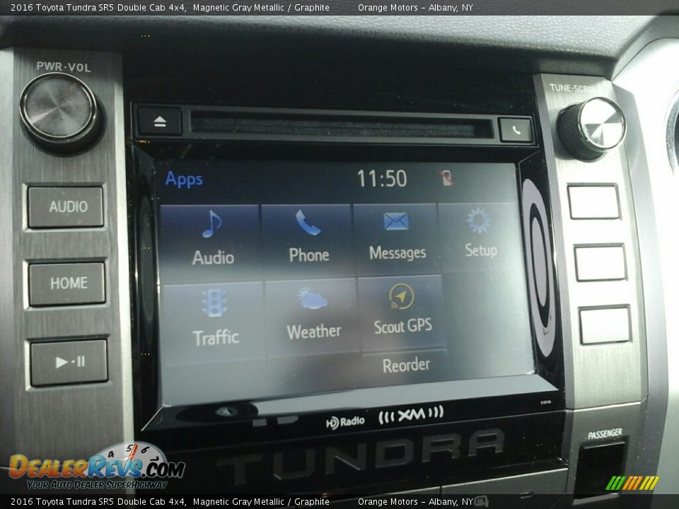 2016 Toyota Tundra SR5 Double Cab 4x4 Magnetic Gray Metallic / Graphite Photo #17