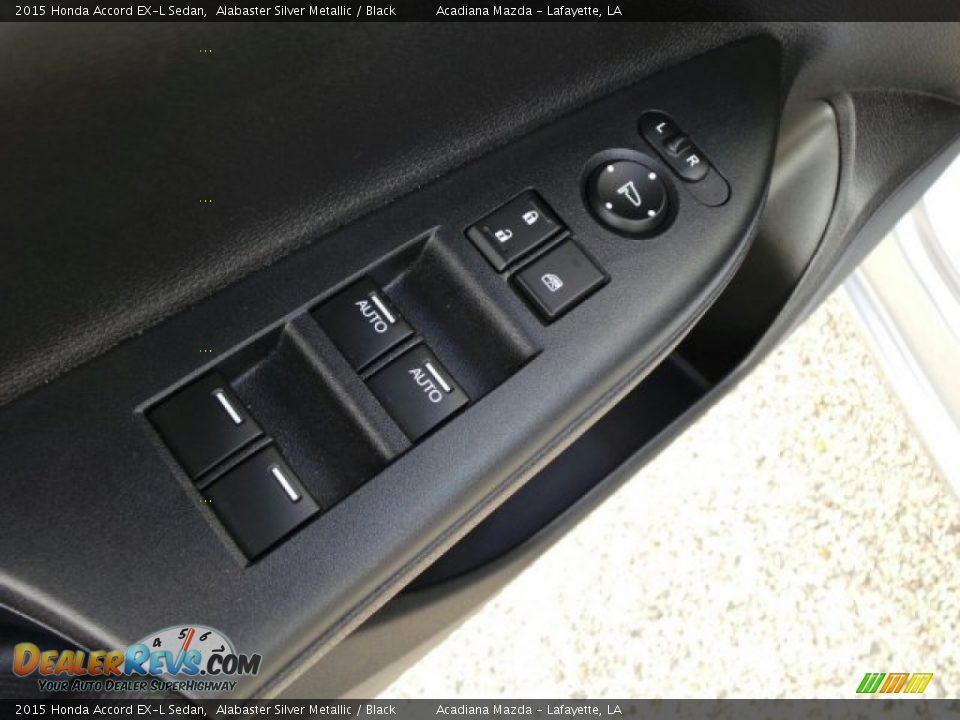 2015 Honda Accord EX-L Sedan Alabaster Silver Metallic / Black Photo #17