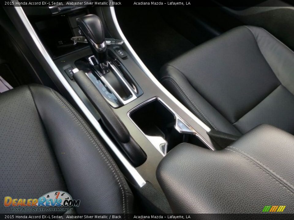 2015 Honda Accord EX-L Sedan Alabaster Silver Metallic / Black Photo #21