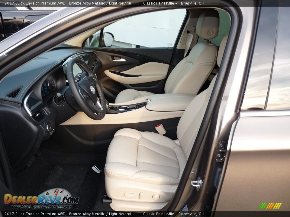 Light Neutral Interior - 2017 Buick Envision Premium AWD Photo #6