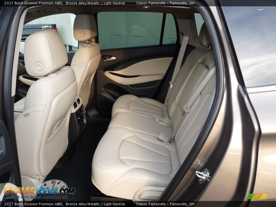 Rear Seat of 2017 Buick Envision Premium AWD Photo #7