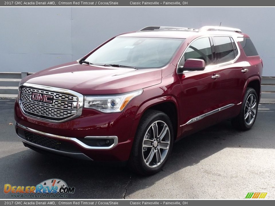 2017 GMC Acadia Denali AWD Crimson Red Tintcoat / Cocoa/Shale Photo #1