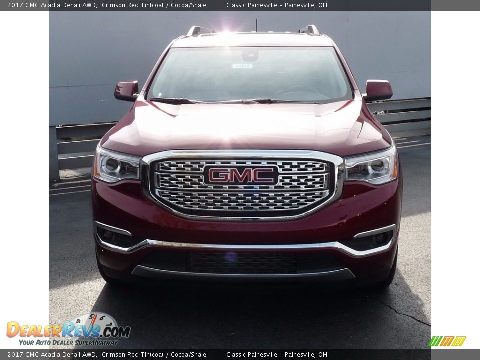 2017 GMC Acadia Denali AWD Crimson Red Tintcoat / Cocoa/Shale Photo #4