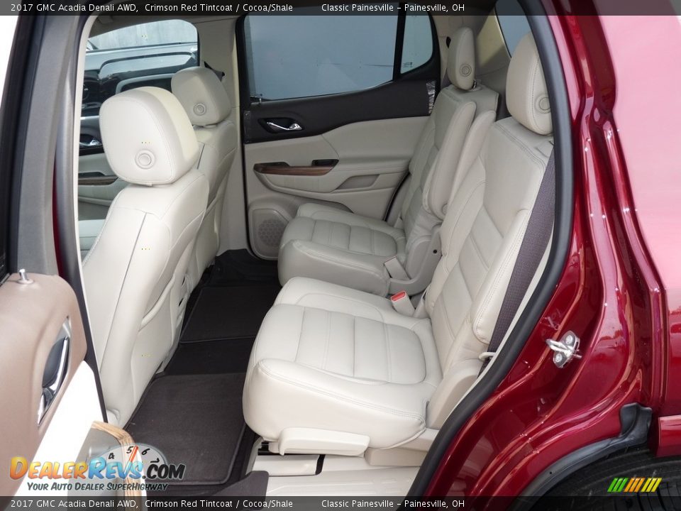2017 GMC Acadia Denali AWD Crimson Red Tintcoat / Cocoa/Shale Photo #7