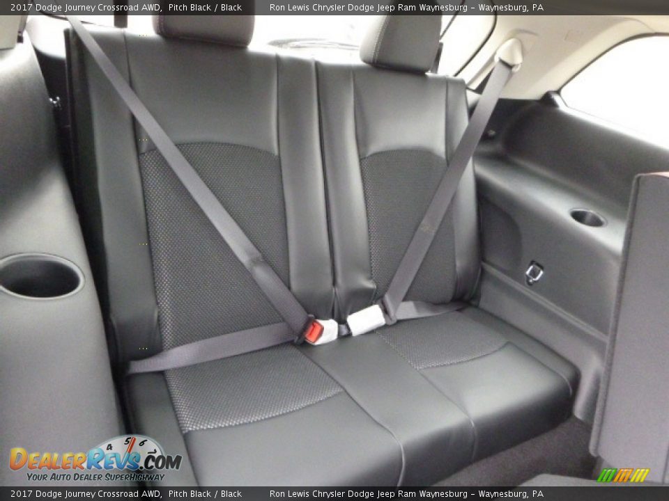 2017 Dodge Journey Crossroad AWD Pitch Black / Black Photo #8