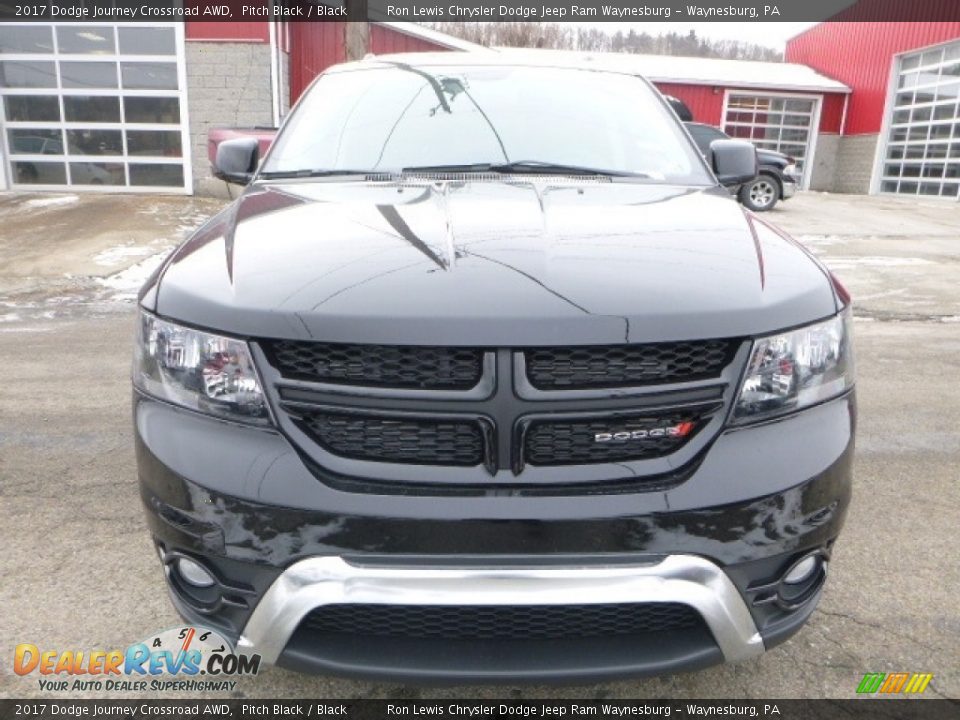2017 Dodge Journey Crossroad AWD Pitch Black / Black Photo #12