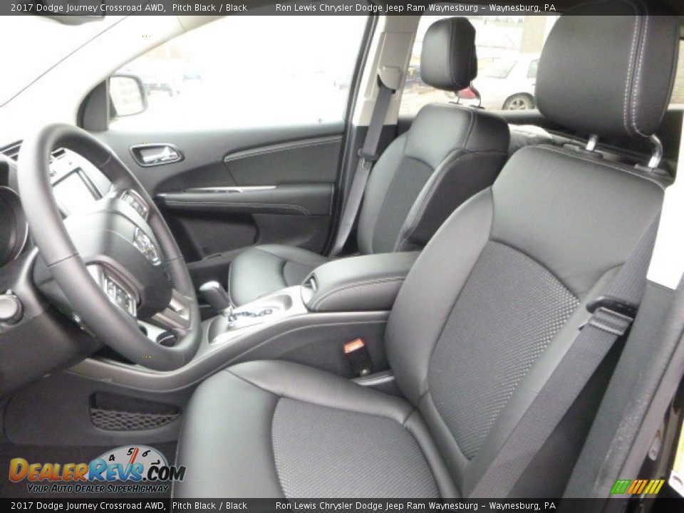 2017 Dodge Journey Crossroad AWD Pitch Black / Black Photo #13