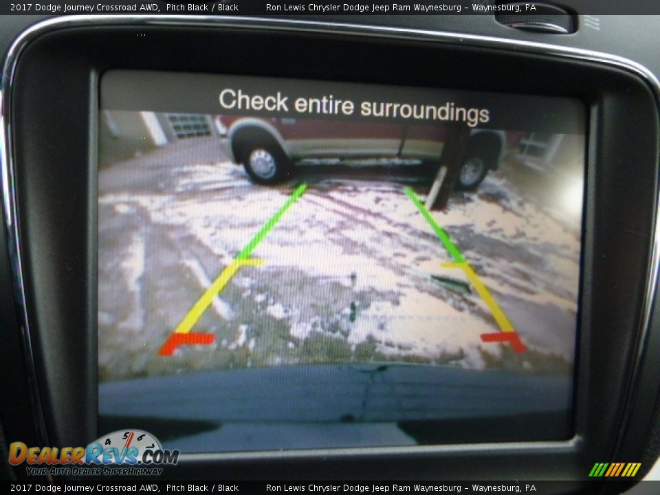2017 Dodge Journey Crossroad AWD Pitch Black / Black Photo #18