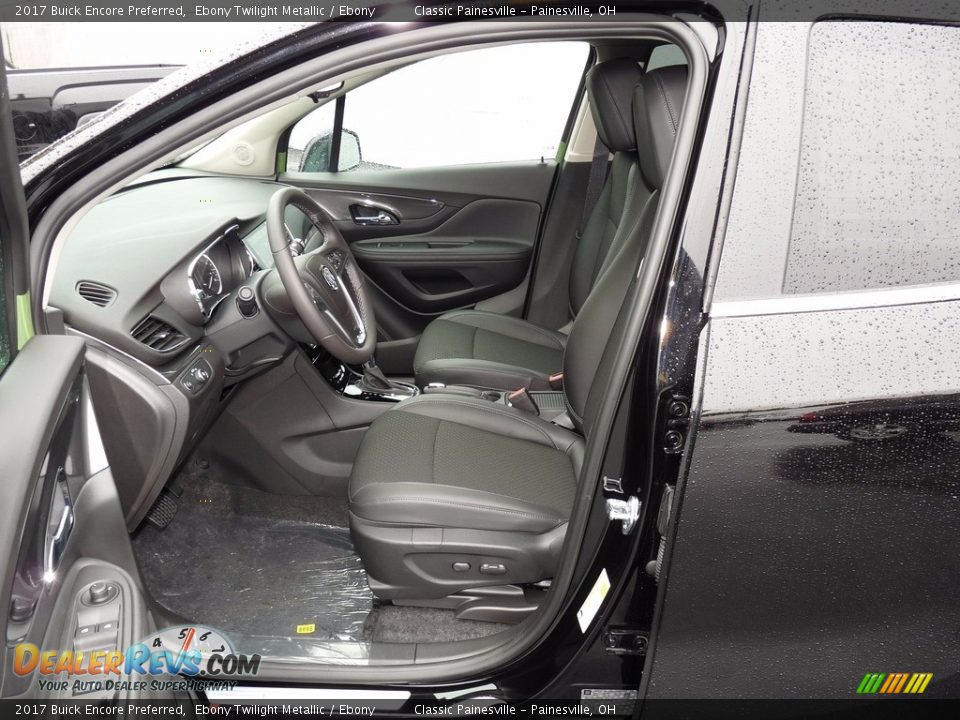 2017 Buick Encore Preferred Ebony Twilight Metallic / Ebony Photo #5